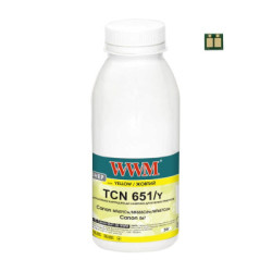 Тонер Canon MF651Cw/MF655Cdw/MF657Cdw, Canon 067 35г Yellow chip WWM (TC-Can067Y-35-WWM)