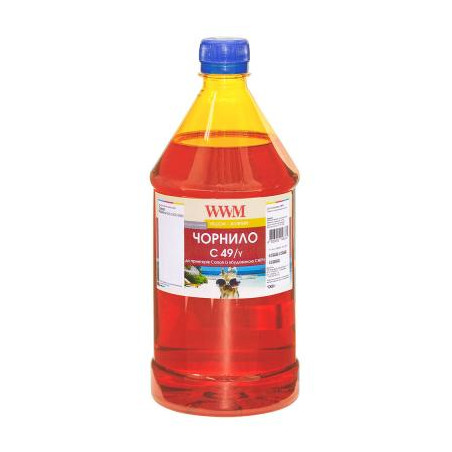 Чорнило WWM Canon GI-490 1000г Yellow (C49/Y-4)