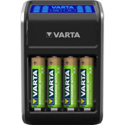 Зарядний пристрій для акумуляторів Varta LCD PLUG CHARGER +4*AA 2100 mAh (57687101441)