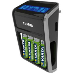 Зарядний пристрій для акумуляторів Varta LCD PLUG CHARGER +4*AA 2100 mAh (57687101441)