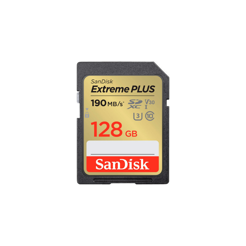 Карта пам'яті SanDisk 128GB SDXC class 10 UHS-I U3 4K Extreme Plus (SDSDXWA-128G-GNCIN)