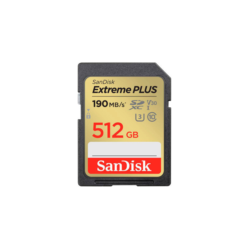 Карта пам'яті SanDisk 512GB SDXC class 10 UHS-I Extreme Plus (SDSDXWV-512G-GNCIN)