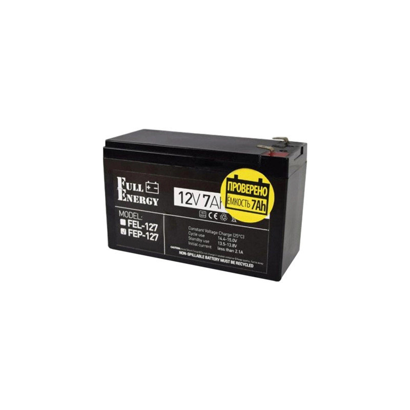 Батарея до ДБЖ Full Energy 12В 7Ач (FEP-127)