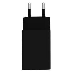Зарядний пристрій ColorWay 1USB AUTO ID 2A (10W) black + cable Lightning (CW-CHS012CL-BK)