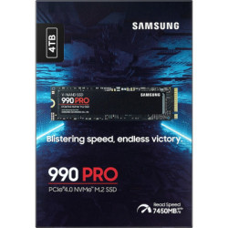 Накопичувач SSD M.2 2280 4TB 990 PRO Samsung (MZ-V9P4T0BW)