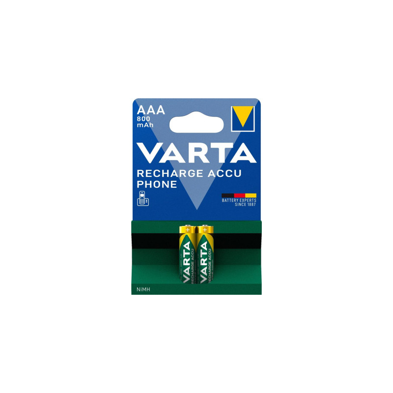 Акумулятор Varta Phone AAA 800mAh NI-MH * 2 (58398101402)