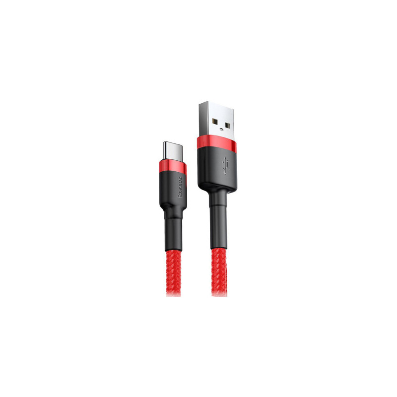 Дата кабель USB 2.0 AM to USB-C 2.0m 2A Red Baseus (CATKLF-C09)
