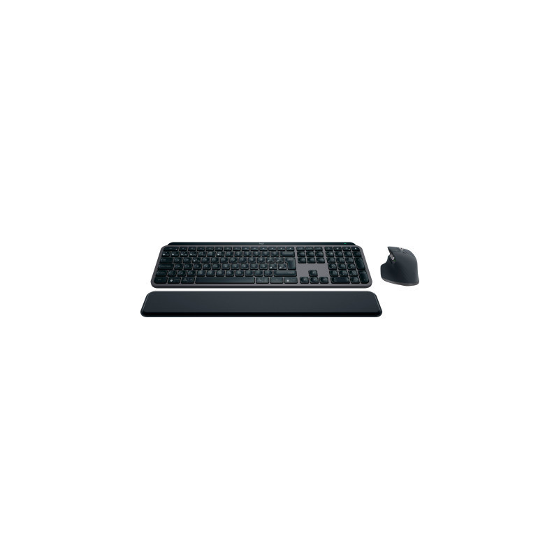 Комплект Logitech MX Keys S Plus Palmrest Wireless UA Graphite (920-011614)