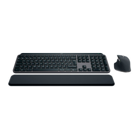 Комплект Logitech MX Keys S Plus Palmrest Wireless UA Graphite (920-011614)