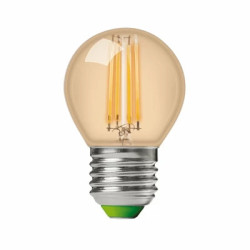 Лампочка Eurolamp LED G45 5W 530 Lm E27 4000K deco 2шт (MLP-LED-G45-05274(Amber))