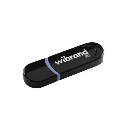 USB флеш накопичувач Wibrand 8GB Panther Black USB 2.0 (WI2.0/PA8P2B)