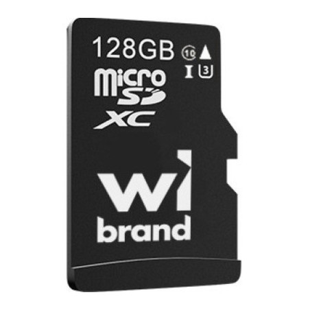 Карта пам'яті Wibrand 128GB mictoSD class 10 UHS-I U3 (WICDHU3/128GB)