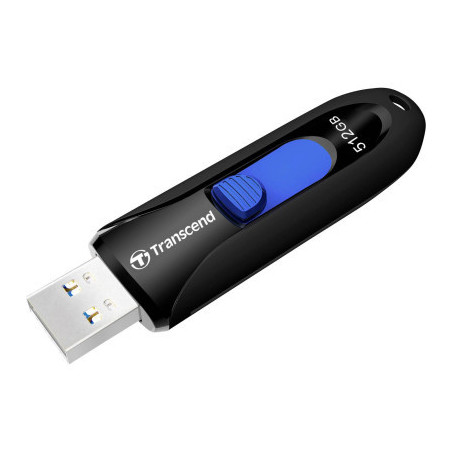 USB флеш накопичувач Transcend 512GB JetFlash 790 Black USB 3.1 (TS512GJF790K)