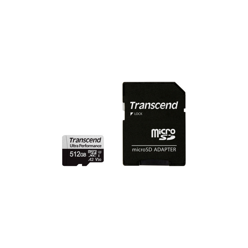 Карта пам'яті Transcend 512GB microSDXC class 10 UHS-I U3 A2 (TS512GUSD340S)