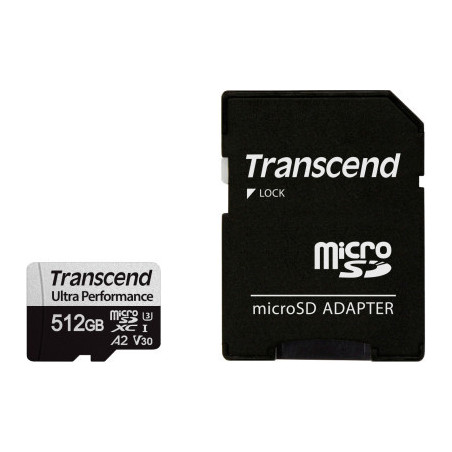 Карта пам'яті Transcend 512GB microSDXC class 10 UHS-I U3 A2 (TS512GUSD340S)