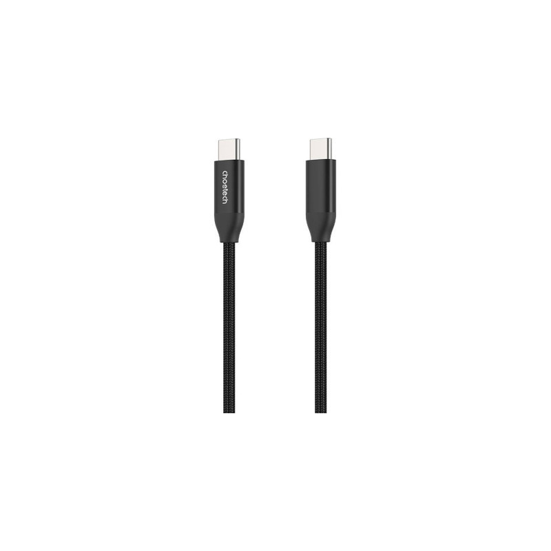 Дата кабель USB-С to USB-С 2.0m 240W USB2.0 Choetech (XCC-1036-BK)