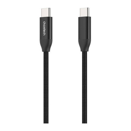 Дата кабель USB-С to USB-С 2.0m 240W USB2.0 Choetech (XCC-1036-BK)
