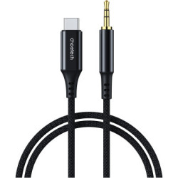 Перехідник USB-C to jack 3.5mm stereo audio (CDLA) 2.0m Choetech (AUX008-BK)