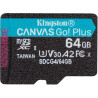 Карта пам'яті Kingston 64GB microSDXC сlass 10 UHS-I U3 V30 A2 Canvas Go Plus G4 (SDCG4/64GBSP)