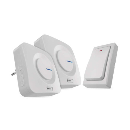 Дверний дзвінок EMOS бездротовий P5731 220В 2 приймачі (180м) (P5731)