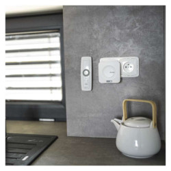 Дверний дзвінок EMOS бездротовий P5731 220В 2 приймачі (180м) (P5731)