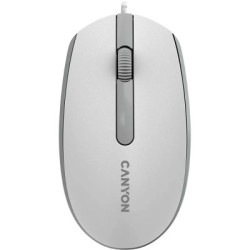 Мишка Canyon M-10 USB White Grey (CNE-CMS10WG)