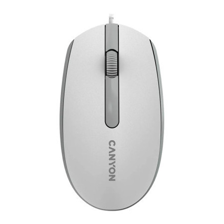 Мишка Canyon M-10 USB White Grey (CNE-CMS10WG)