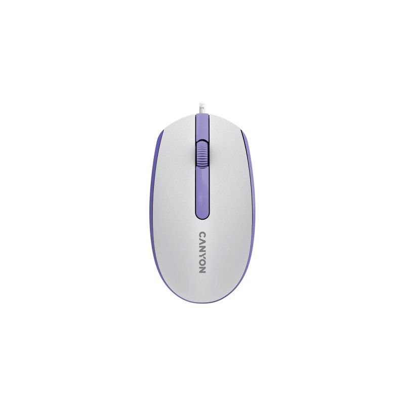 Мишка Canyon M-10 USB White Lavender (CNE-CMS10WL)