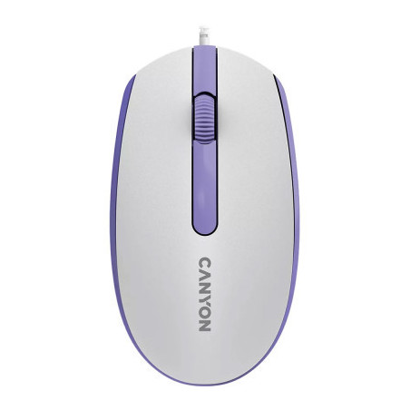 Мишка Canyon M-10 USB White Lavender (CNE-CMS10WL)