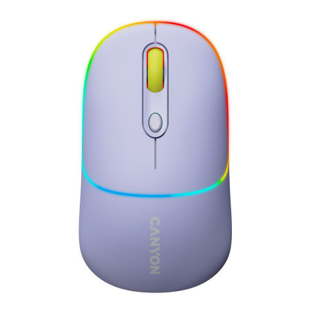 Мишка Canyon MW-22 Dual Band RGB Wireless Mountain Lavender (CNS-CMSW22ML)