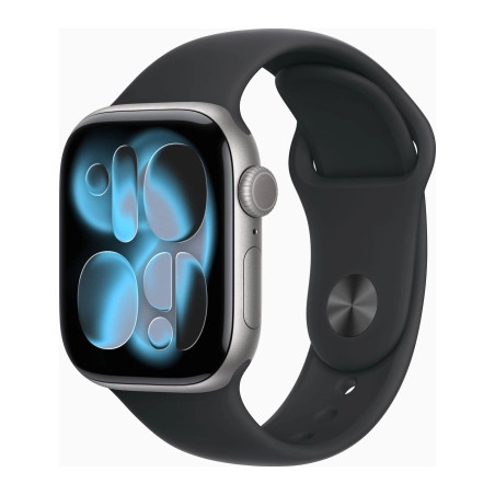 Смарт-годинник Apple Watch Series 11 GPS 42mm Space Grey Aluminium Case with Black Sport Band - S/M (MEQW4RK/A)