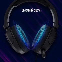 Навушники Lorgar Kaya 460 Gaming RGB USB Black (LRG-GHS460)