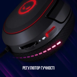 Навушники Lorgar Kaya 460 Gaming RGB USB Black (LRG-GHS460)