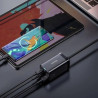 Зарядний пристрій Baseus 2xUSB-C 65W + 2xUSB GaN + cable USB-C to USB-C 100W 1.0m black (CCGP040101)