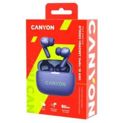 Навушники Canyon TWS-10 OnGo ANC ENC Purple (CNS-TWS10PL)