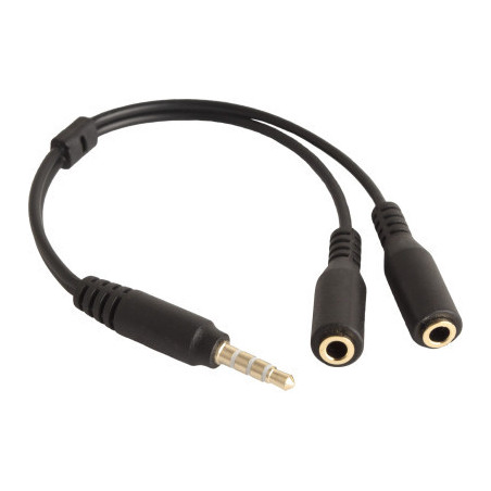 Перехідник XoKo SC-009 Jack 2x3.5-мм jack(M) - 3.5-мм 4pin jack(F) (XOKO SC-009)