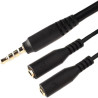 Перехідник XoKo SC-009 Jack 2x3.5-мм jack(M) - 3.5-мм 4pin jack(F) (XOKO SC-009)