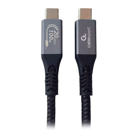 Дата кабель USB-C to USB-C 0.5m USB3.2 Gen2*2 20Gbps/100W(20V5A)/4K60Hz Cablexpert (CCBP-USB3-CMCM100-0.5M)