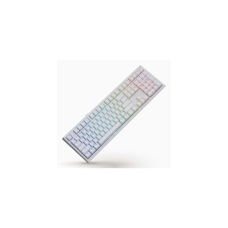 Клавіатура Ducky One X Magnetic Switch Wireless UA White (ON2408AST3-DAUSPDOECL2WW1)