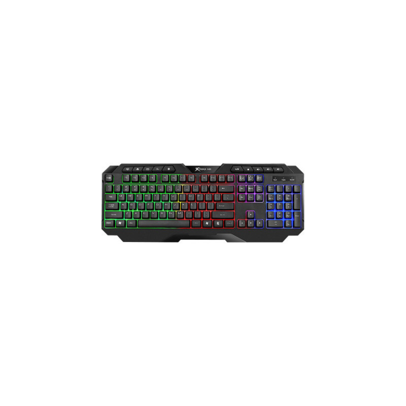 Клавіатура Xtrike ME KB-306 LED USB UA Black (KB-306UA)
