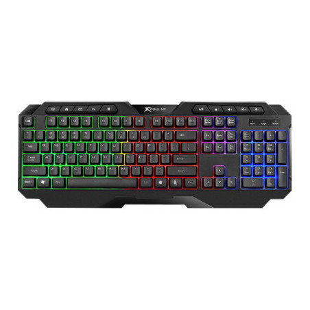 Клавіатура Xtrike ME KB-306 LED USB UA Black (KB-306UA)