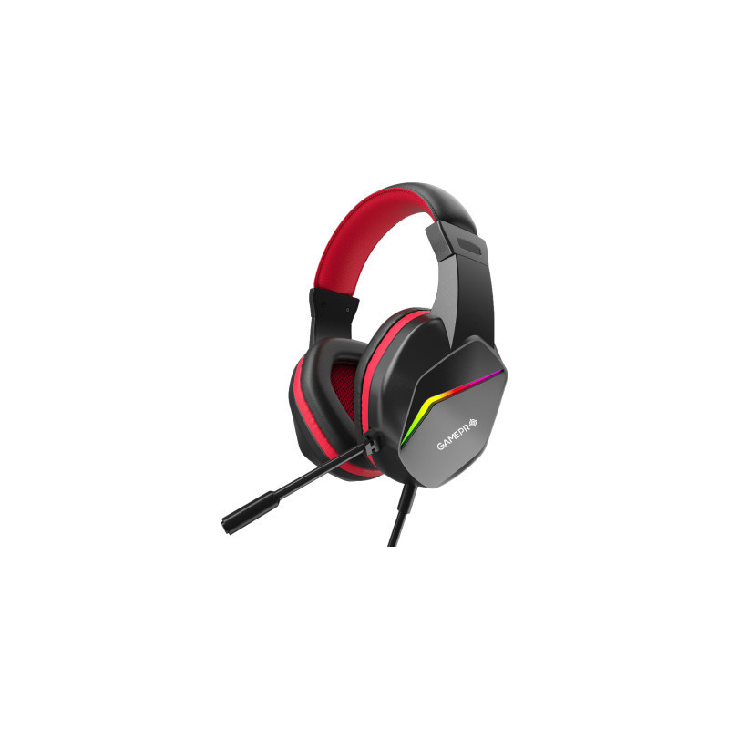 Навушники GamePro HS311 RGB Black/Red (HS311)