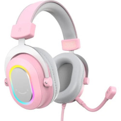Навушники Fifine H6 RGB 7.1 Pink (H6P)