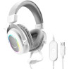 Навушники Fifine H6 RGB 7.1 White (H6W)