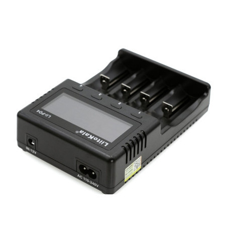 Зарядний пристрій для акумуляторів Liitokala 4 Slots, LCD дисплей, Li-ion/Ni-MH/Ni-Cd/AA/ААA/AAAA/С (Lii-PD4)