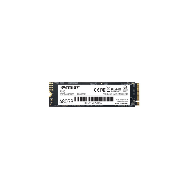 Накопичувач SSD M.2 2280 480GB Patriot (P310P480GM28)