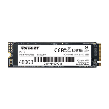 Накопичувач SSD M.2 2280 480GB Patriot (P310P480GM28)