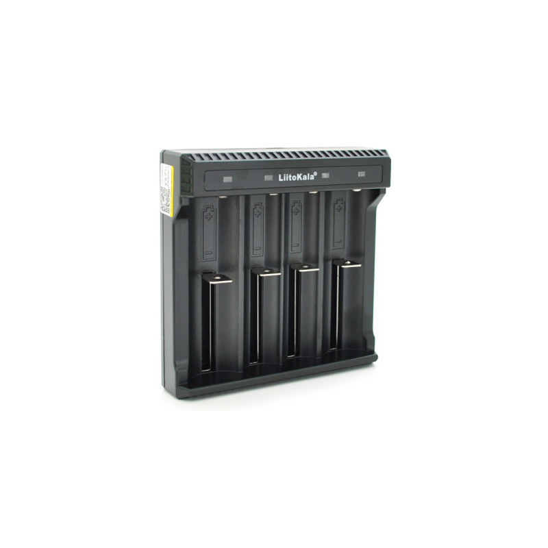 Зарядний пристрій для акумуляторів Liitokala 4 Slots, LED, Li-ion, 10430/10440/14500/16340/17670/18500/18650/26650/25500/26700 (