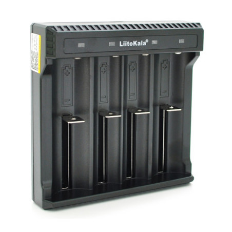 Зарядний пристрій для акумуляторів Liitokala 4 Slots, LED, Li-ion, 10430/10440/14500/16340/17670/18500/18650/26650/25500/26700 (