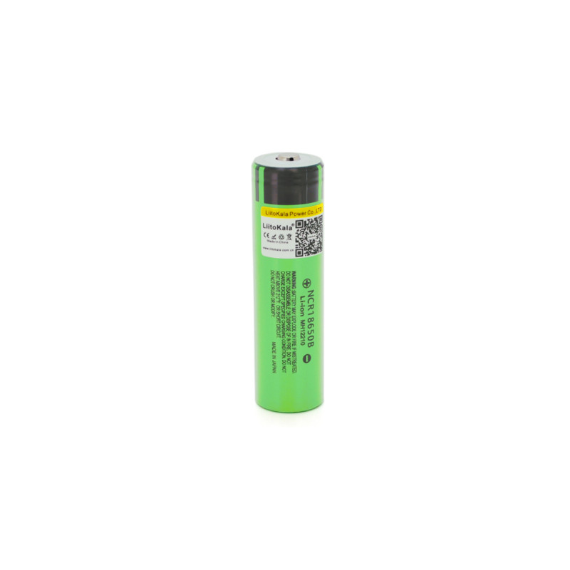 Акумулятор 18650 3400mAh (3200-3400mah), 3.7V (2.75-4.2V), green, OEM Liitokala (Lii-34B-JT)